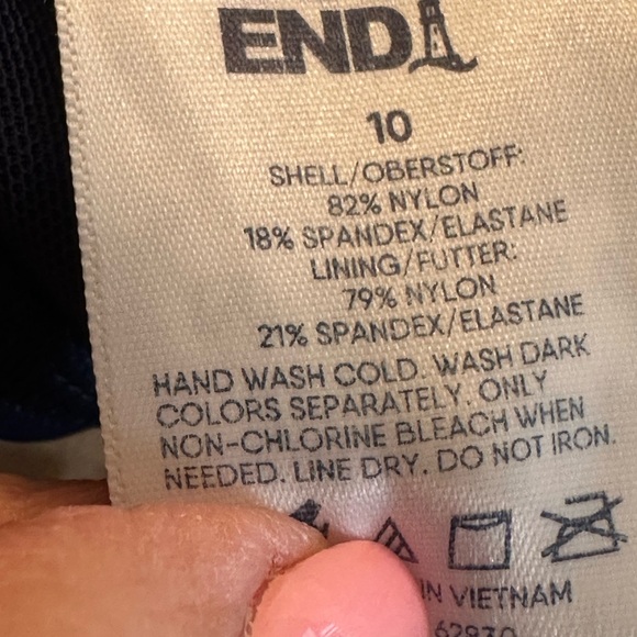 Lands' End Women's UPF 50 Underwire Bikini Top Size 10 - Picture 6 of 6